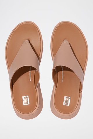 Sandales en cuir F-Mode - Beige