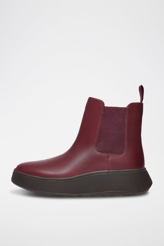Bottines Chelsea - Rouge