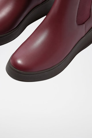 Bottines Chelsea - Rouge