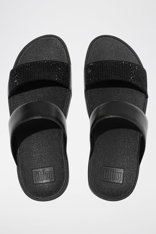 Mules à talons compensées Lulu - Noir