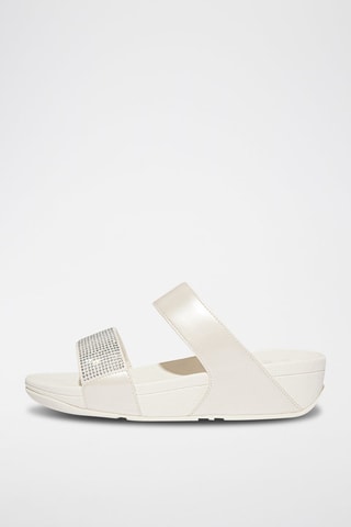 Mules à talons compensées Lulu - Beige