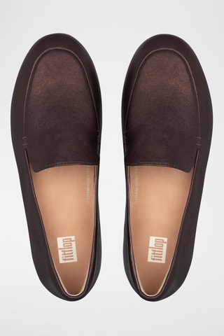 Slippers en cuir Lena - Marron