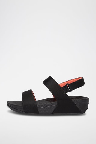 Sandales compensées Lulu - Noir