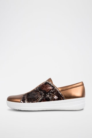 Baskets en cuir - Marron