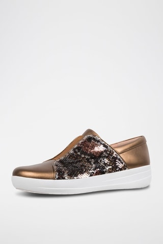 Baskets en cuir - Marron