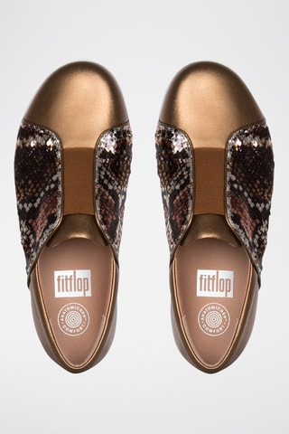 Baskets en cuir - Marron