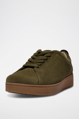 Baskets en nubuck Rally - Vert