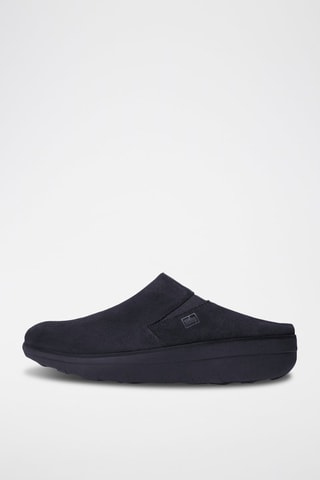 Mules plateformes en nubuck Loaff - Bleu