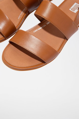 Sandales en cuir Gracie - Marron