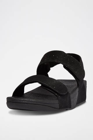 Sandales compensées Lulu - Noir