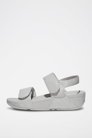 Sandales compensées Lulu - Argenté