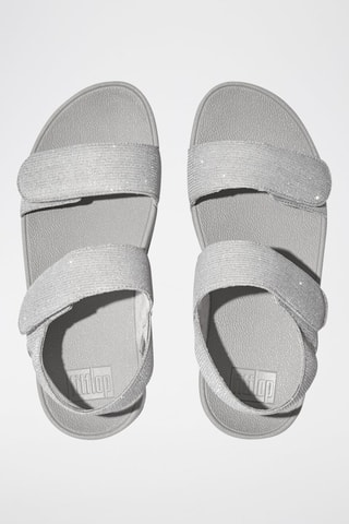 Sandales compensées Lulu - Argenté