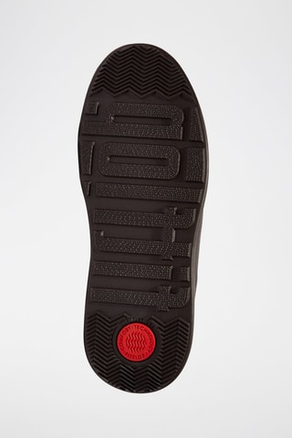 Mocassins plateformes en cuir F-Mode - Rouge