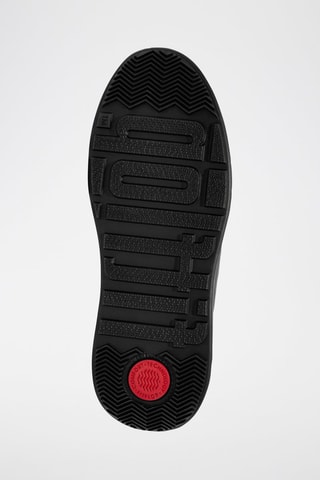 Derbys plateformes en cuir F-Mode - Noir