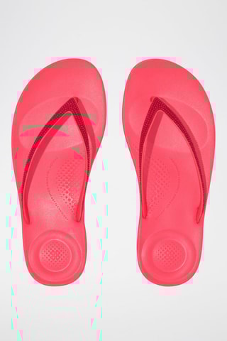 Tongs en cuir - Rose