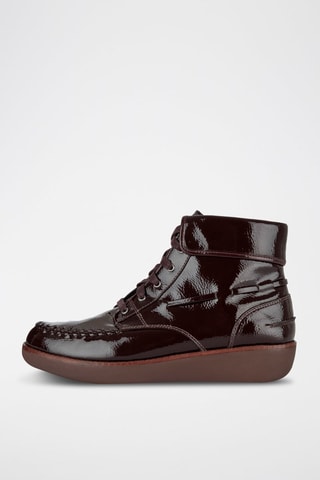 Bottines vernies Gianini - Marron