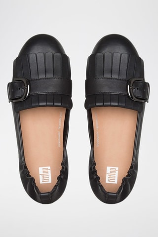 Ballerines en cuir - Noir