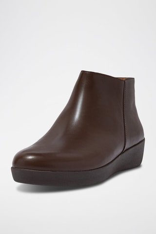 Bottines en cuir Sumi - Marron