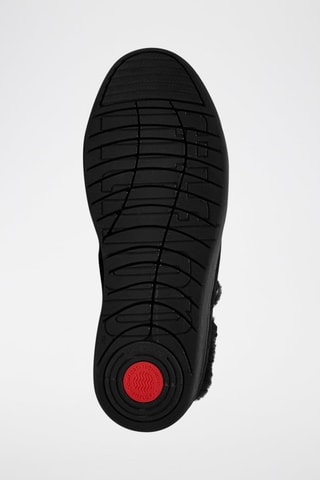 Bottines fourrées en nubuck Rally - Noir