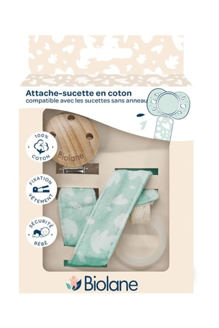 Attache-sucette anatomique - Vert