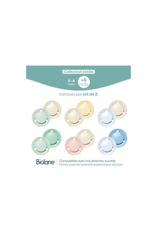 Sucette ronde Originale - Dès 6 mois