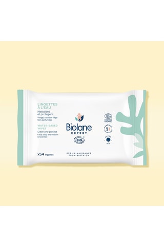 3 x 54 Lingettes à l'eau Bio