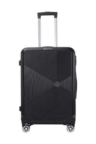 Grote Trolley Luton (L) - 75 cm - Zwart en zilverkleurig