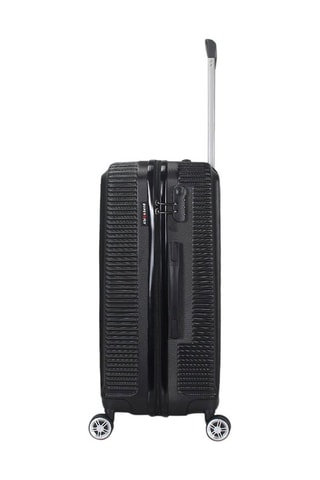 Grote Trolley Luton (L) - 75 cm - Zwart en zilverkleurig