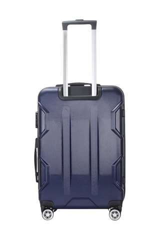 Grote Trolley Palace (L) - 75 cm - Zwart, blauw en zilverkleurig