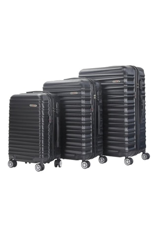 Set 3 Trolleys Palma (S/M/L) - 55 / 65 / 75 cm - Zwart