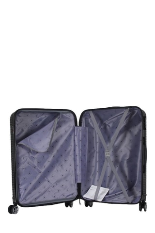 Weekendtrolley Luton (M) - 65 cm - Zilverkleurig en zwart