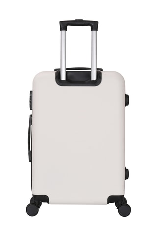 - Handbagagetrolley (S) Wit en Roze - 55 cm