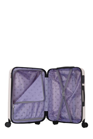 - Handbagagetrolley (S) Wit en Roze - 55 cm