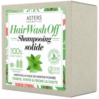 Shampoo solido alla menta peperita - Capelli corti - 100 g