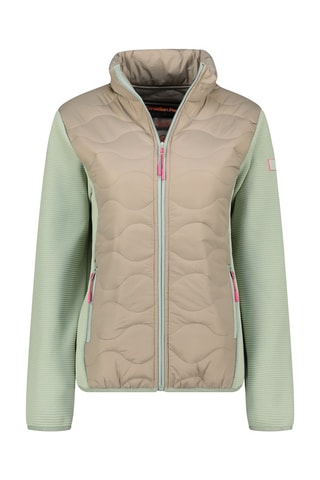 Fleece Jasje Tahitieak - Beige, groen en roze