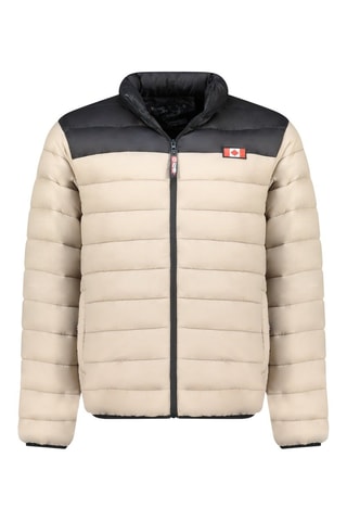 Gewatteerde Jas - Beige