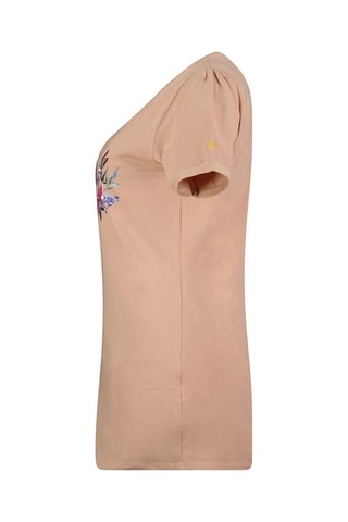 T-shirt - Wit, groen, paars en roze