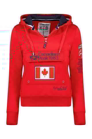 Sweater met Capuchon - Rood