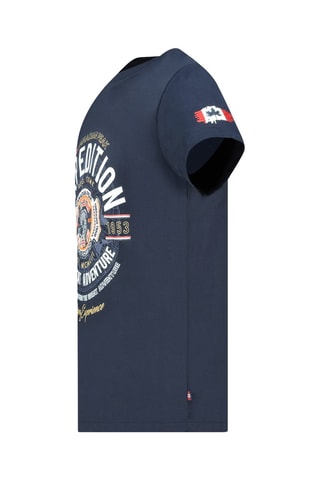 T-shirt Jaldemareak - Wit en blauw