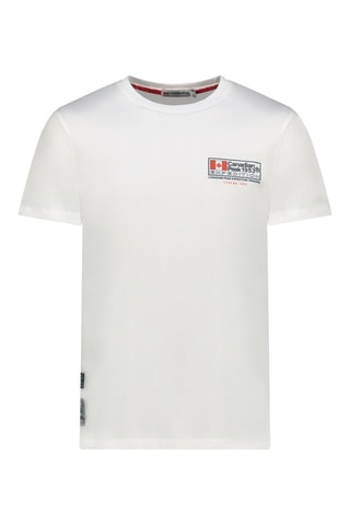 T-shirt Joffroyeak - Wit, zwart en rood