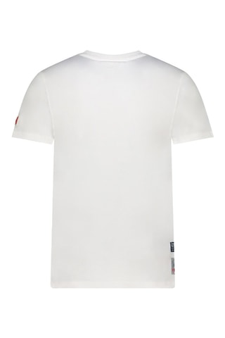 T-shirt Joffroyeak - Wit, zwart en rood