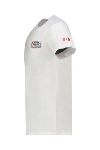 T-shirt Joffroyeak - Wit, zwart en rood