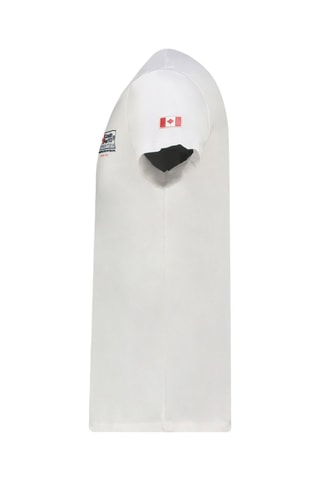 T-shirt Joffroyeak - Wit, zwart en rood