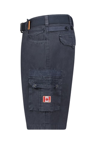 Cargo Bermuda - Wit, rood, blauw en bruin