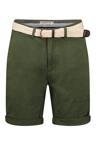 Bermuda Chino Plageak - Wit, rood en groen