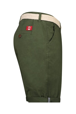 Bermuda Chino Plageak - Wit, rood en groen
