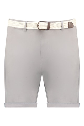 Bermuda Chino Plageak - Wit, rood en grijs