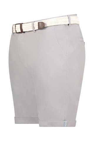 Bermuda Chino Plageak - Wit, rood en grijs