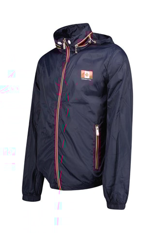 Jasje met Capuchon - Wit, rood en blauw