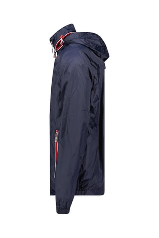 Jasje met Capuchon - Wit, rood en blauw